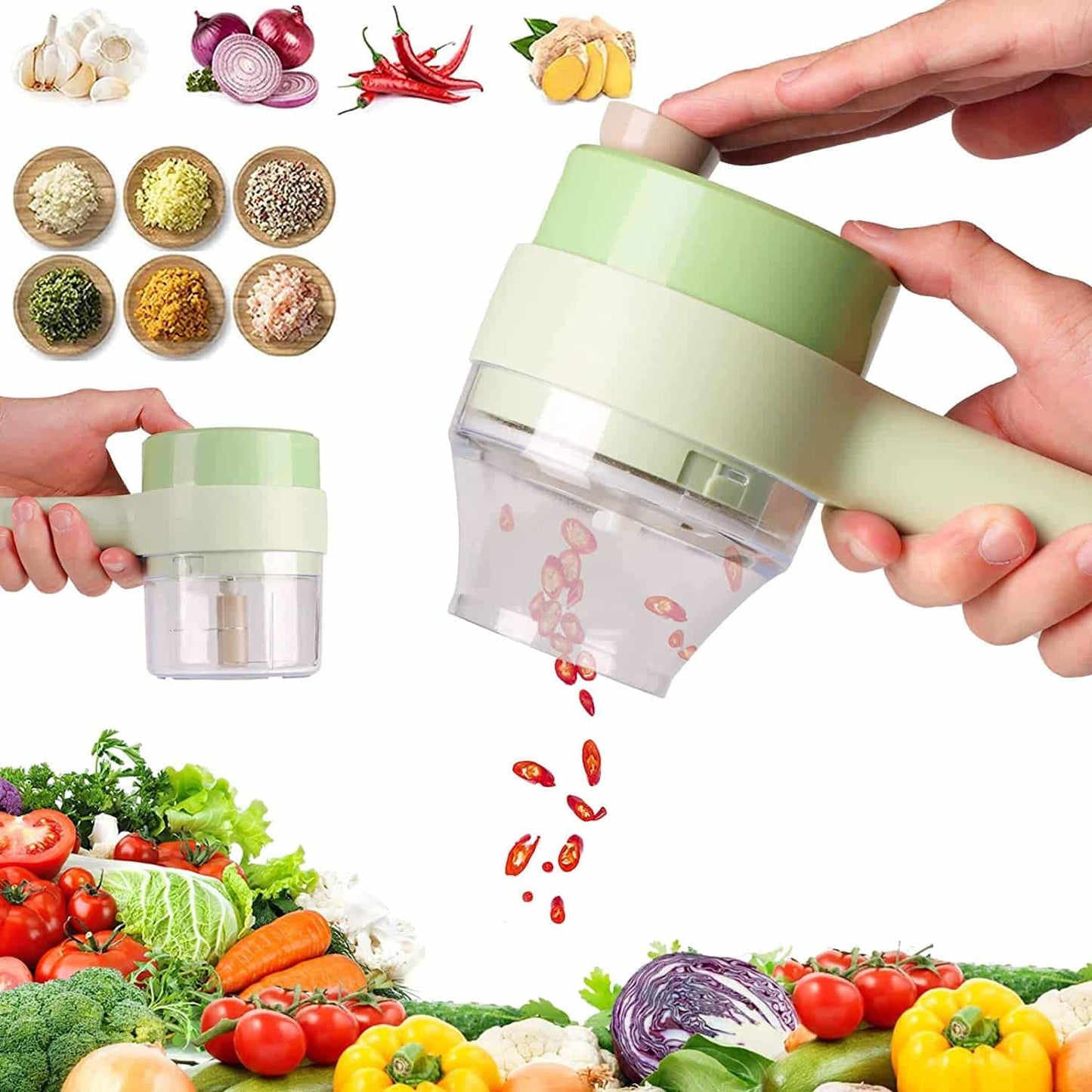 4in1 Vegetable Electric Chopper