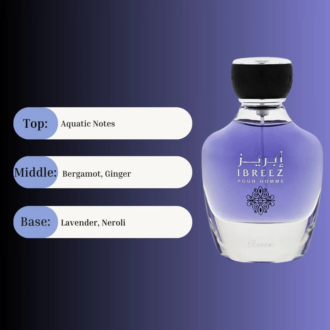 Original Rasasi Ibreez Perfume for Men