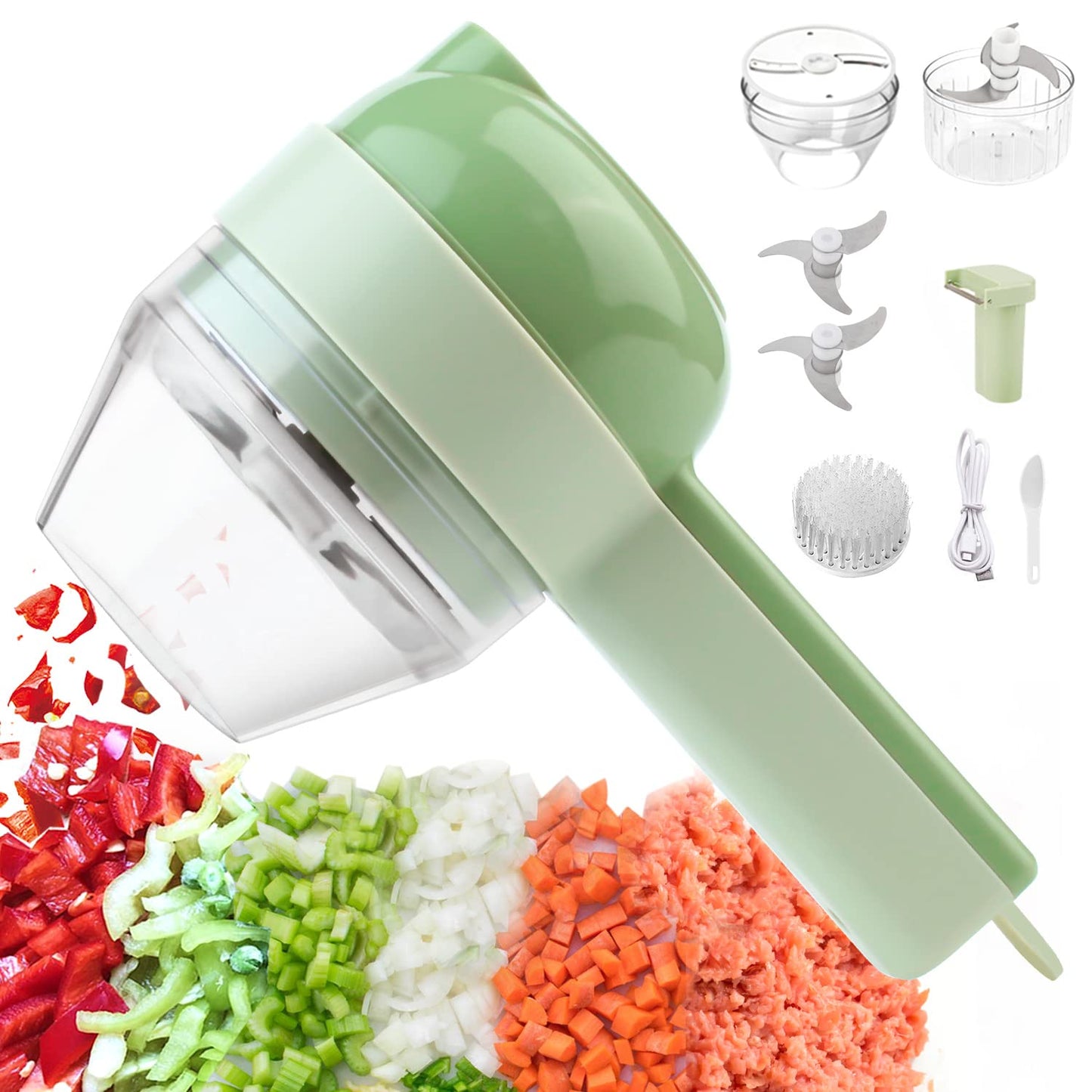 4in1 Vegetable Electric Chopper