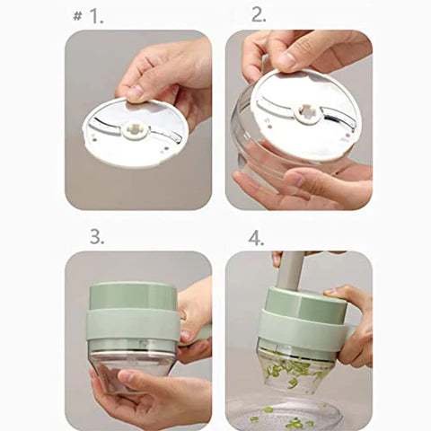 4in1 Vegetable Electric Chopper